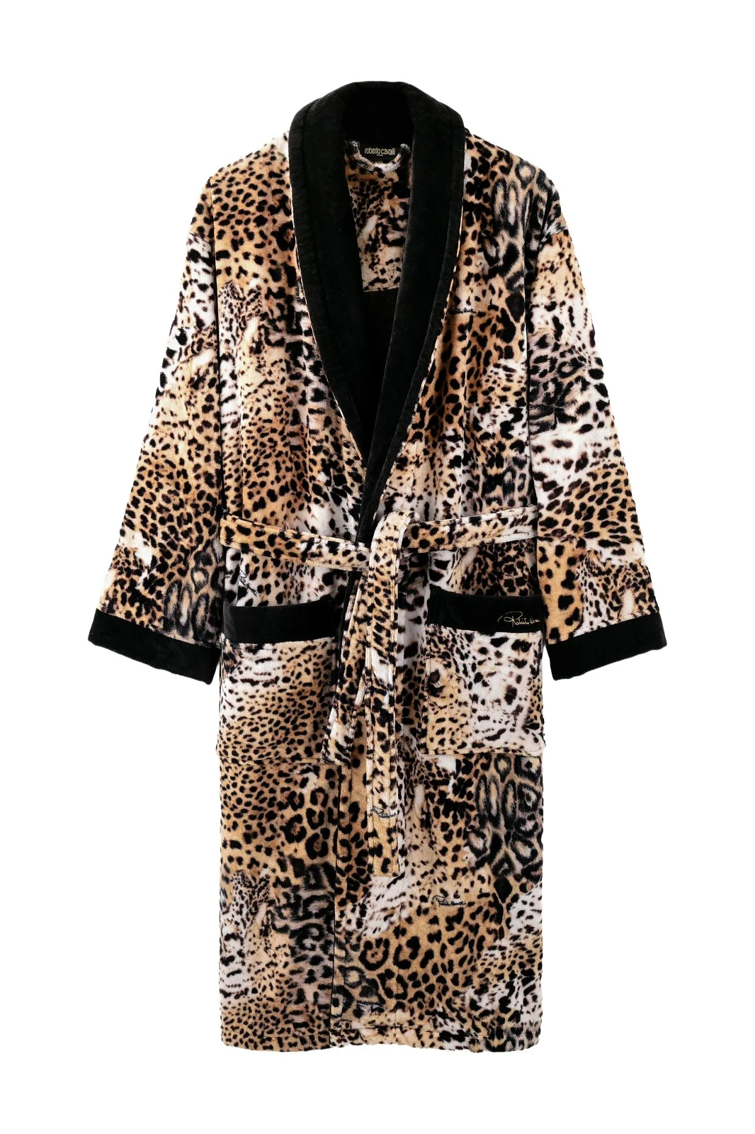 Jaguar Skin Print Bath Robe Jaguar Skin Print Bath Robe