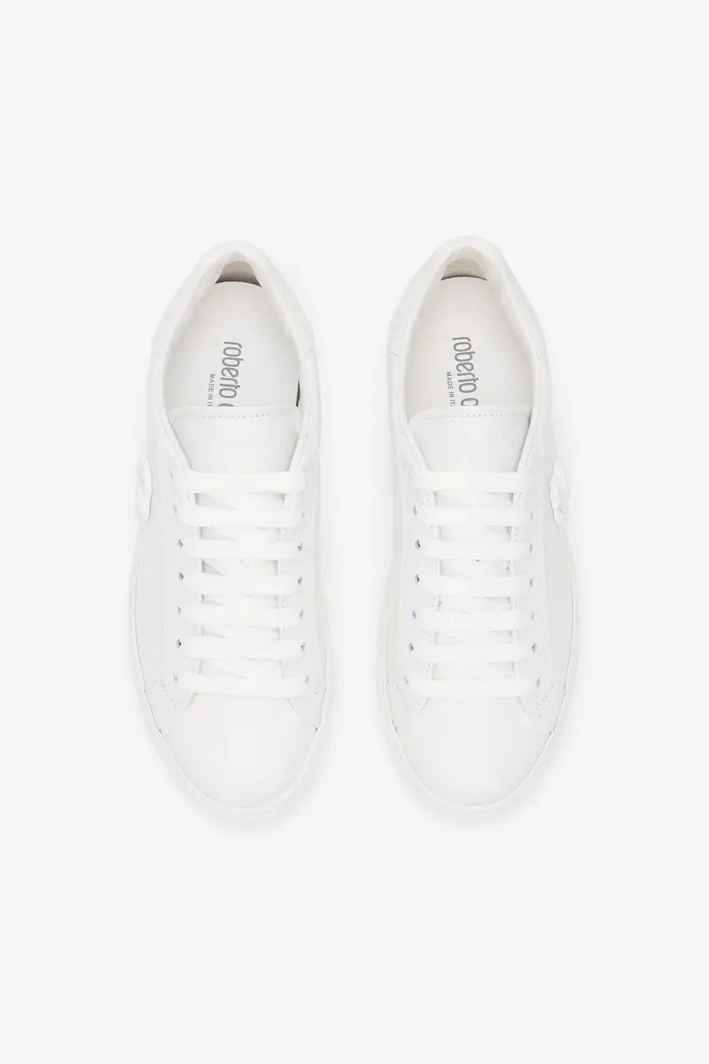 Roberto Cavalli White Sneaker Monogram RC | Thumbnail 4