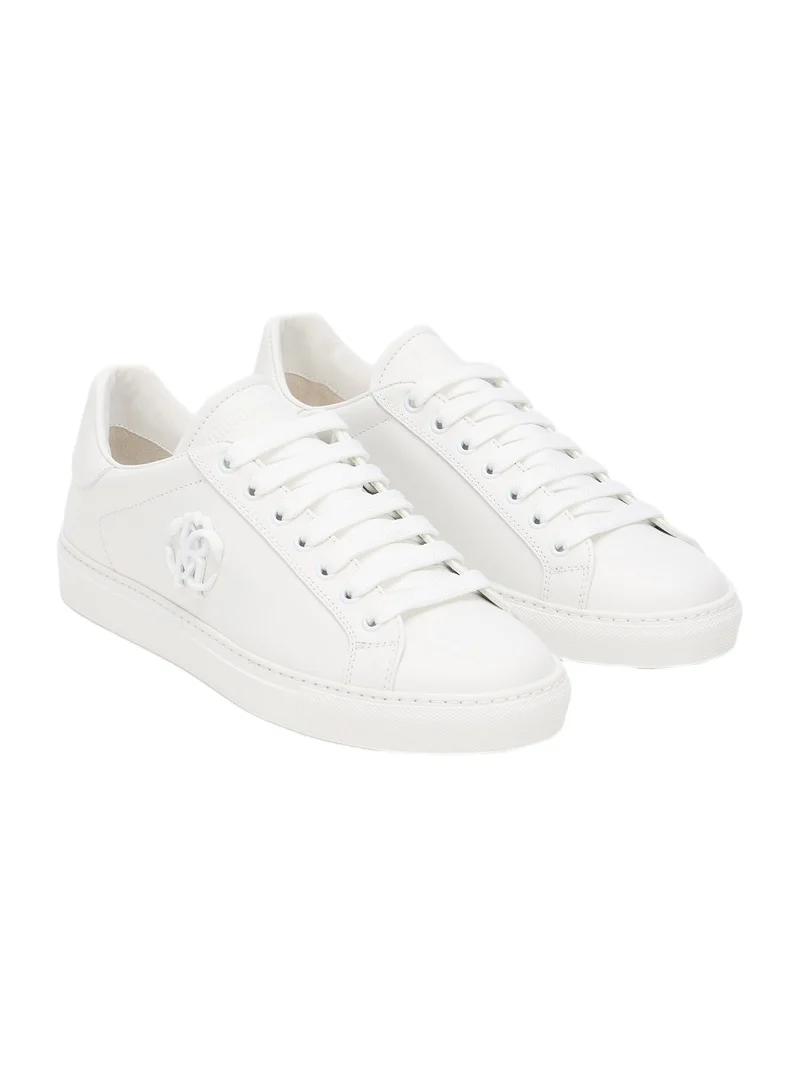 Roberto Cavalli White Sneaker Monogram RC
