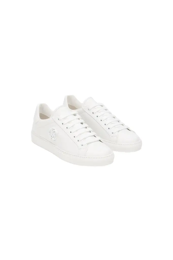 Roberto Cavalli White Sneaker Monogram RC