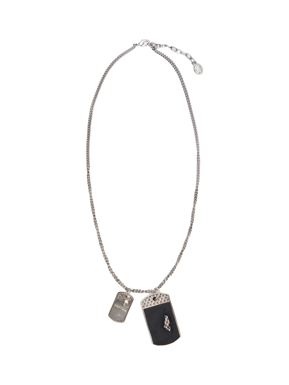Roberto Cavalli Necklace With Chain And Double Pendant