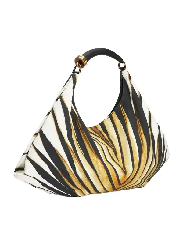 Ray Of Gold Print Shoulder Bag
