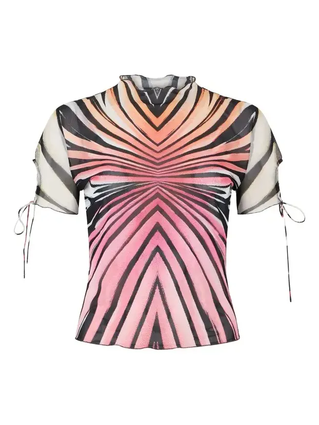 Ray Of Paradise Print Top Ray Of Paradise Print Top