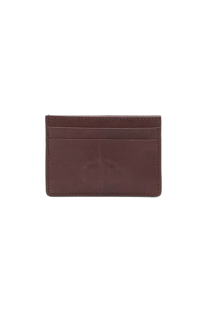 Roberto Cavalli Vintage Leather Flat Card Holder