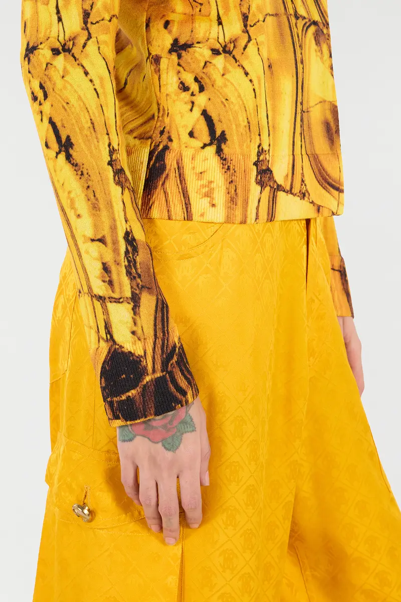Roberto Cavalli Cardigan With Amber Print | Thumbnail 6 Roberto Cavalli Cardigan With Amber Print | Thumbnail 6