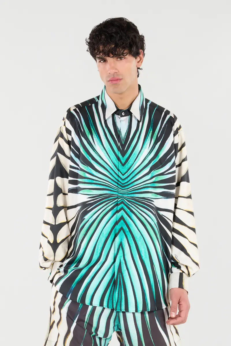 Roberto Cavalli Ray Of Sea Print Shirt | Thumbnail 2 Roberto Cavalli Ray Of Sea Print Shirt | Thumbnail 2