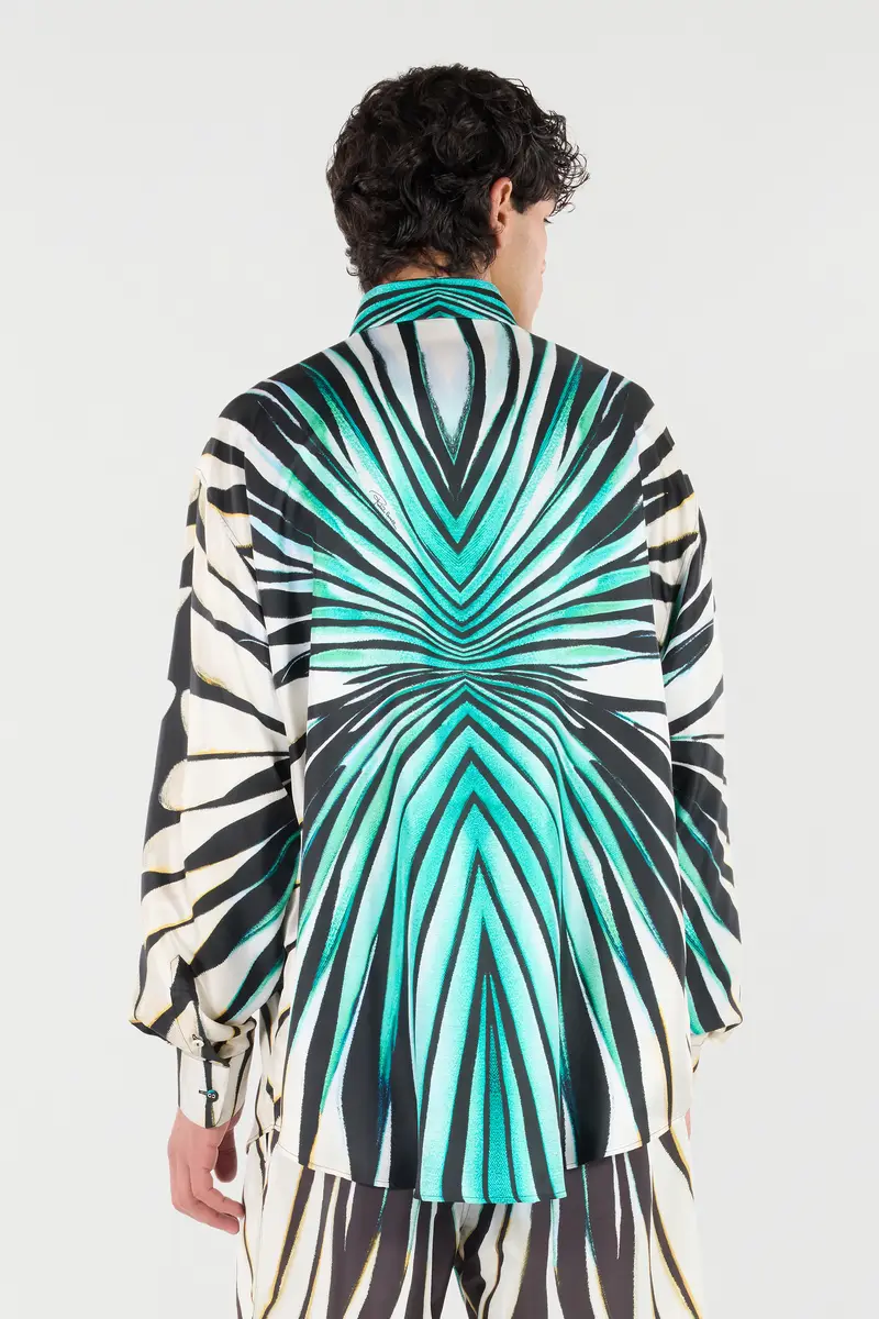 Roberto Cavalli Ray Of Sea Print Shirt | Thumbnail 3 Roberto Cavalli Ray Of Sea Print Shirt | Thumbnail 3
