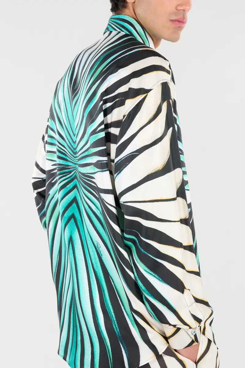 Roberto Cavalli Ray Of Sea Print Shirt | Thumbnail 6 Roberto Cavalli Ray Of Sea Print Shirt | Thumbnail 6