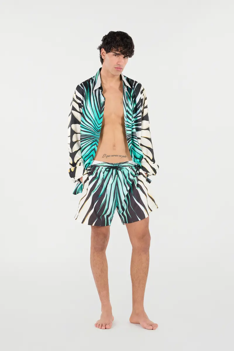 Roberto Cavalli Ray Of Sea Print Shirt | Thumbnail 7 Roberto Cavalli Ray Of Sea Print Shirt | Thumbnail 7