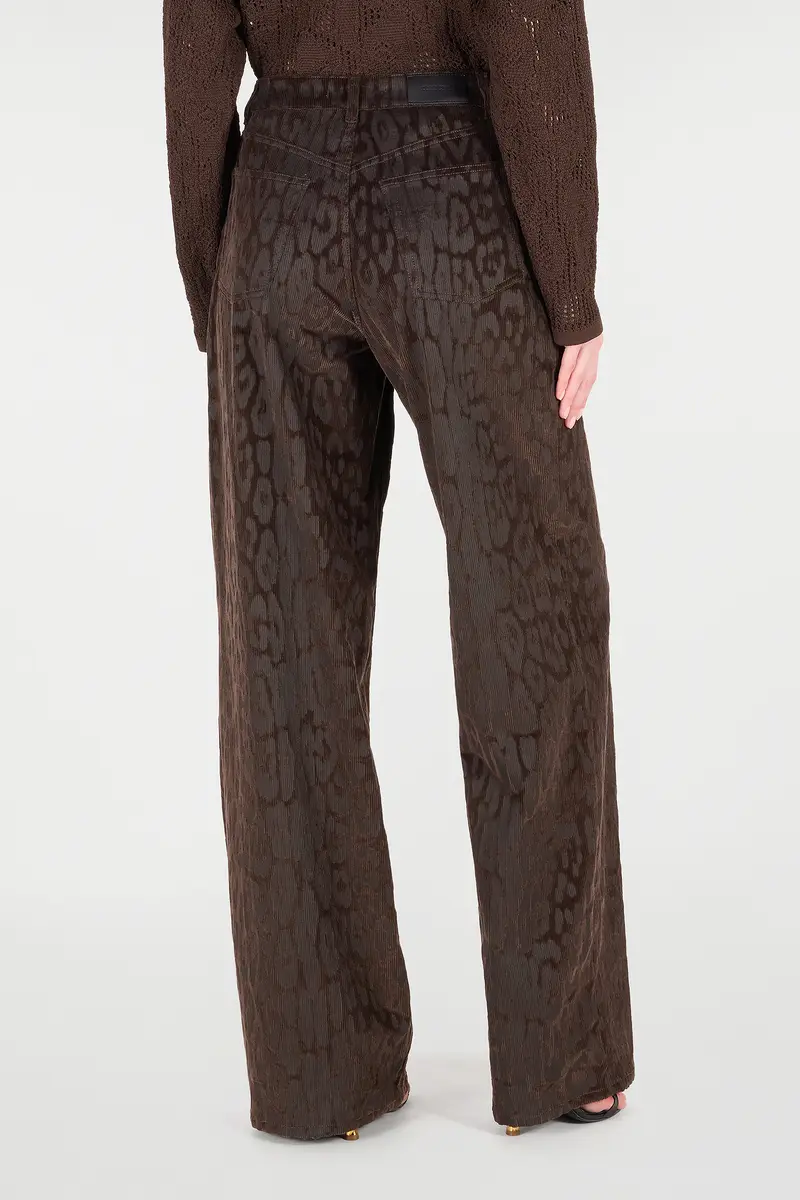 Roberto Cavalli Jaguar Skin Corduroy Pants | Thumbnail 3