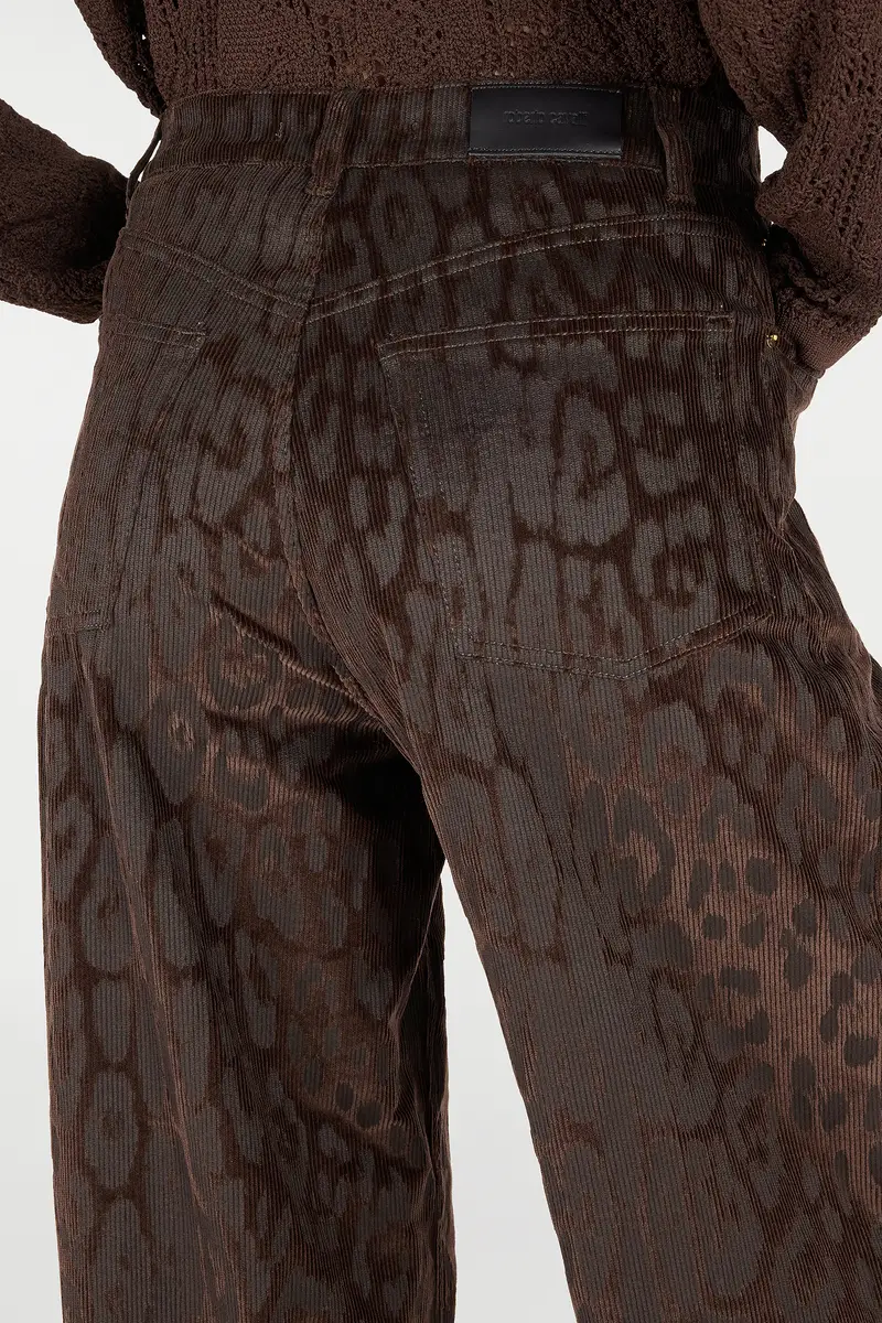 Roberto Cavalli Jaguar Skin Corduroy Pants | Thumbnail 6