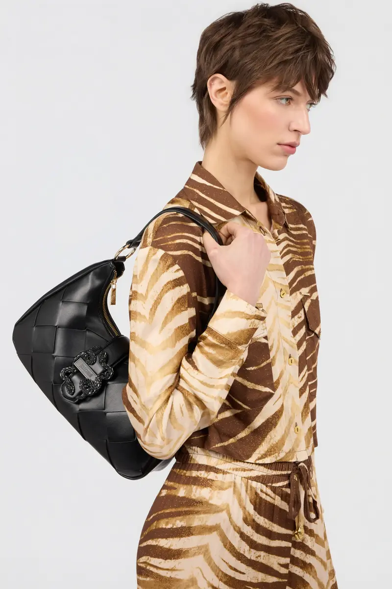 Roberto Cavalli Black Shoulder Bag | Thumbnail 2 Roberto Cavalli Black Shoulder Bag | Thumbnail 2