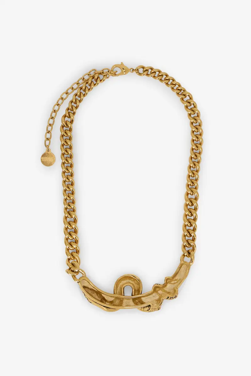 Roberto Cavalli Serpentine Gold Necklace | Thumbnail 3 Roberto Cavalli Serpentine Gold Necklace | Thumbnail 3