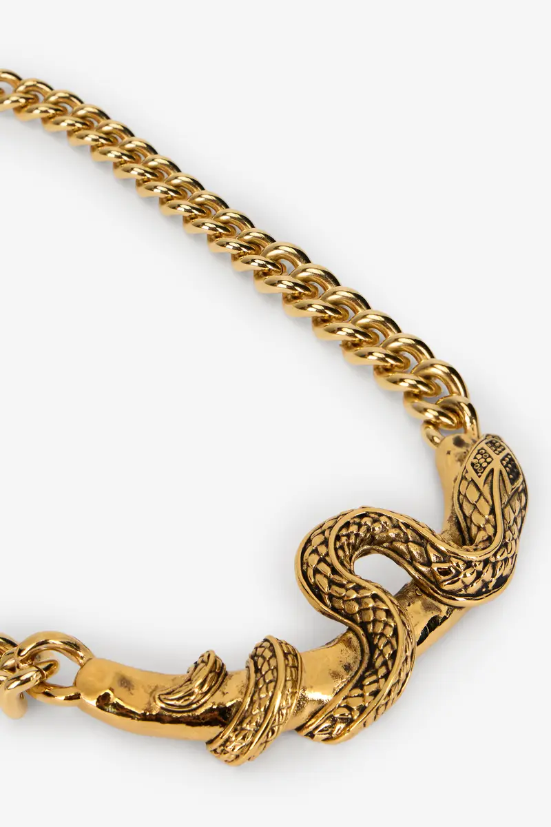 Roberto Cavalli Serpentine Gold Necklace | Thumbnail 5 Roberto Cavalli Serpentine Gold Necklace | Thumbnail 5
