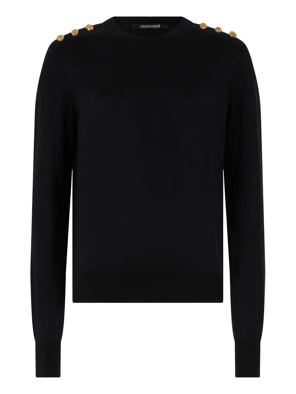 Roberto Cavalli Sweater with gold buttons