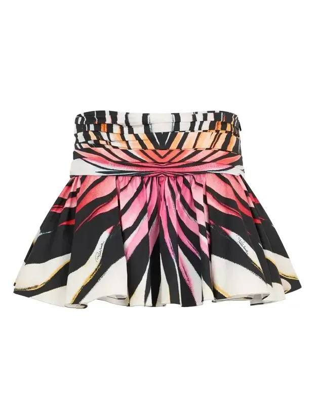 Ray Of Paradise Print Mini Skirt Ray Of Paradise Print Mini Skirt