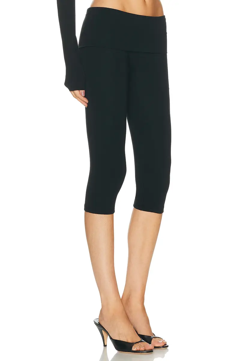 ÉTERNE Foldover Capri Legging | Thumbnail 2
