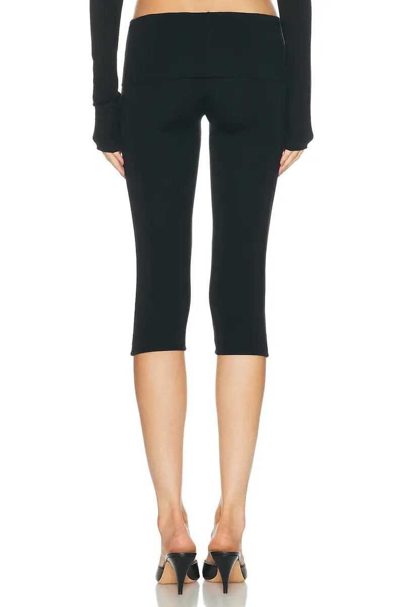 ÉTERNE Foldover Capri Legging | Thumbnail 4