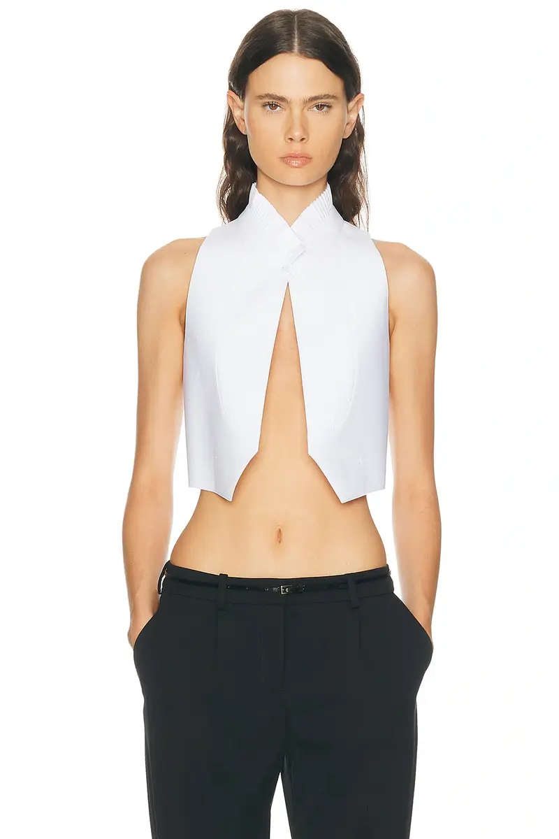 TOM FORD Pique Petite Waistcoat | Image 1 TOM FORD Pique Petite Waistcoat | Image 1