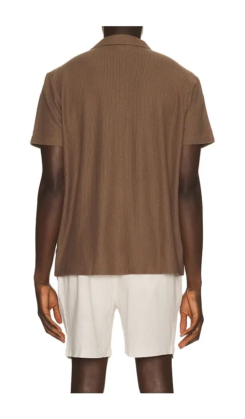 Vintage Summer Beach Pique Camp Shirt | Thumbnail 2