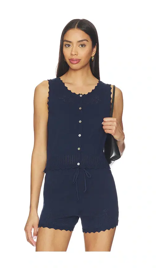 525 America Valentina Button Down Sleeveless Top | Image 1 525 America Valentina Button Down Sleeveless Top | Image 1