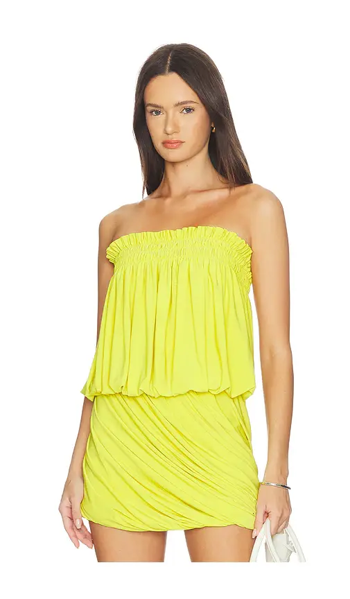 Norma Kamali Strapless Peasant Bodysuit | Image 1 Norma Kamali Strapless Peasant Bodysuit | Image 1