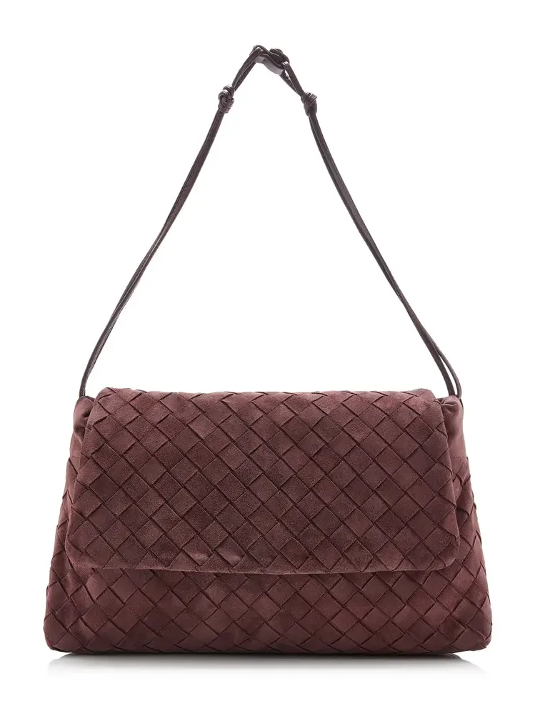 Giorno Intrecciato Suede Clutch Giorno Intrecciato Suede Clutch