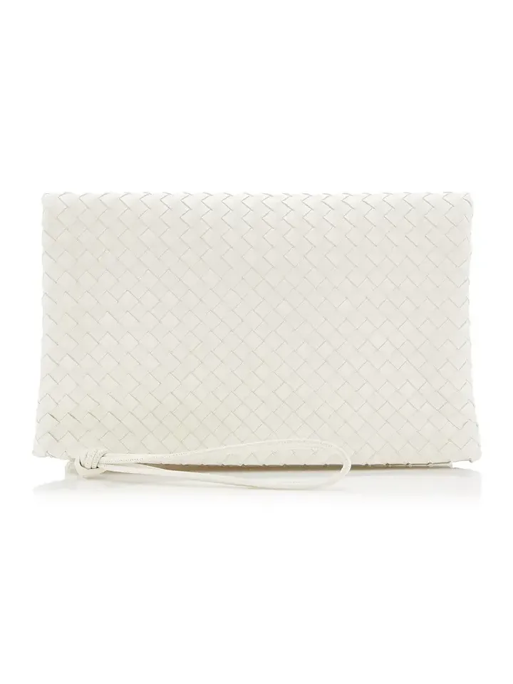 Trio Intrecciato Leather Clutch Trio Intrecciato Leather Clutch