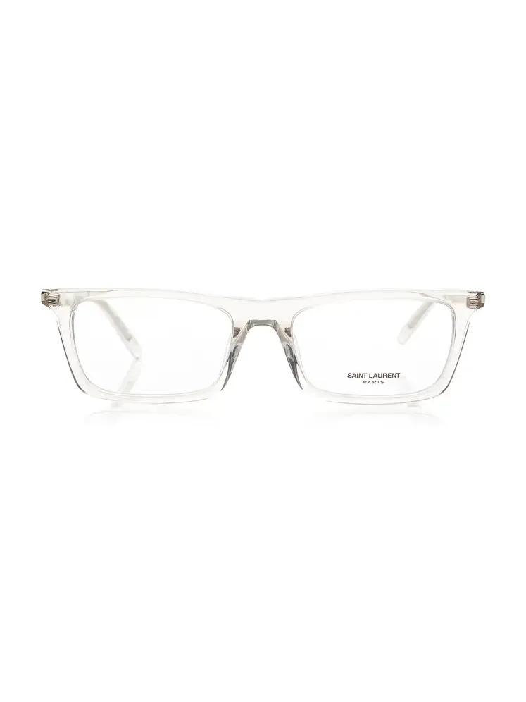 Saint Laurent Betty Thin Square-Frame Acetate Glasses