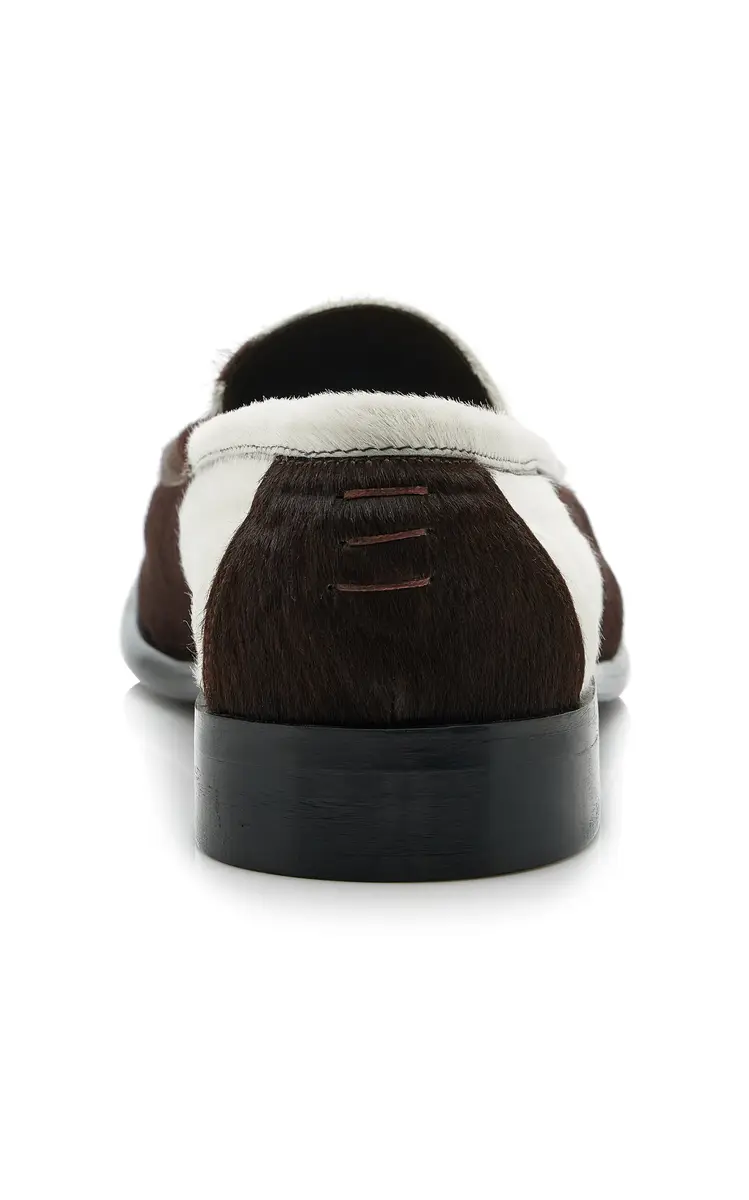 Hvoya Exclusive Bowie Cow-Print Pony Hair Loafers | Thumbnail 5 Hvoya Exclusive Bowie Cow-Print Pony Hair Loafers | Thumbnail 5