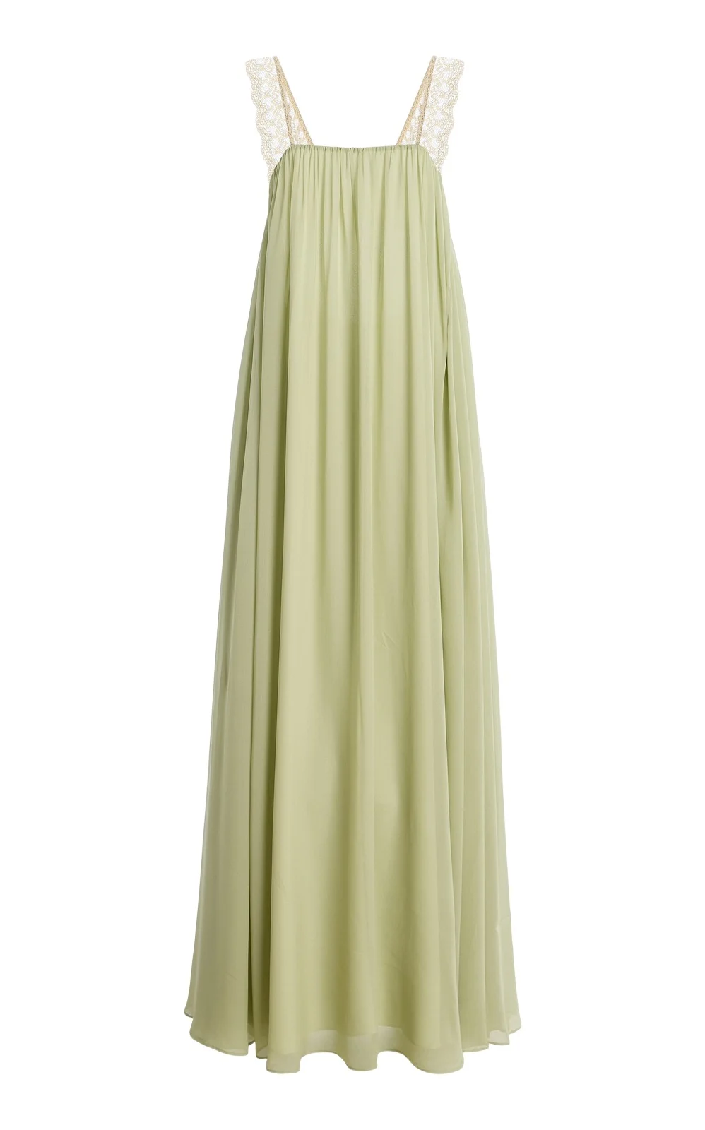 DE LA VALI Exclusive Carmela Chiffon Maxi Dress