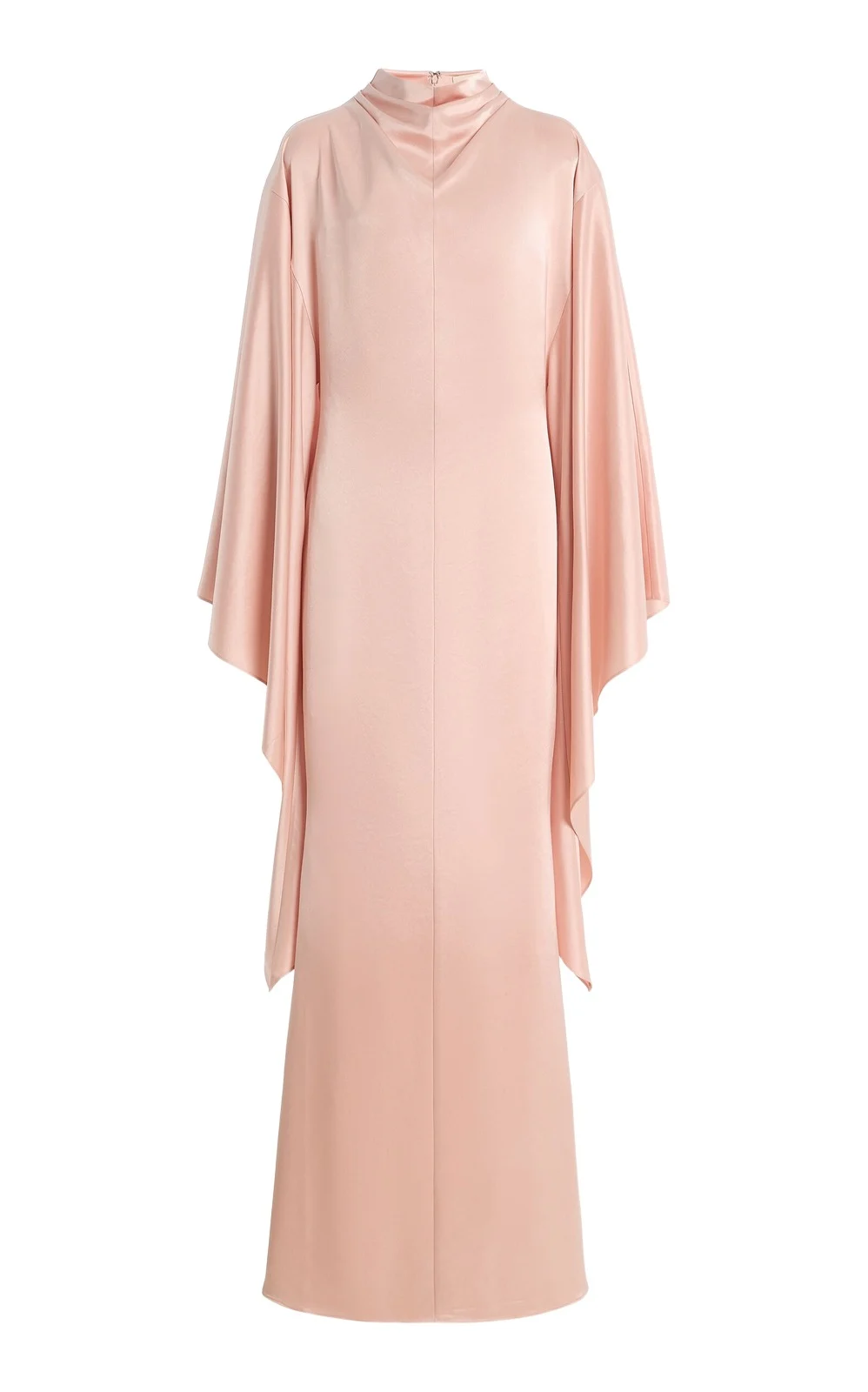 Exclusive Dedalo Satin Cape-Sleeve Maxi Dress Exclusive Dedalo Satin Cape-Sleeve Maxi Dress