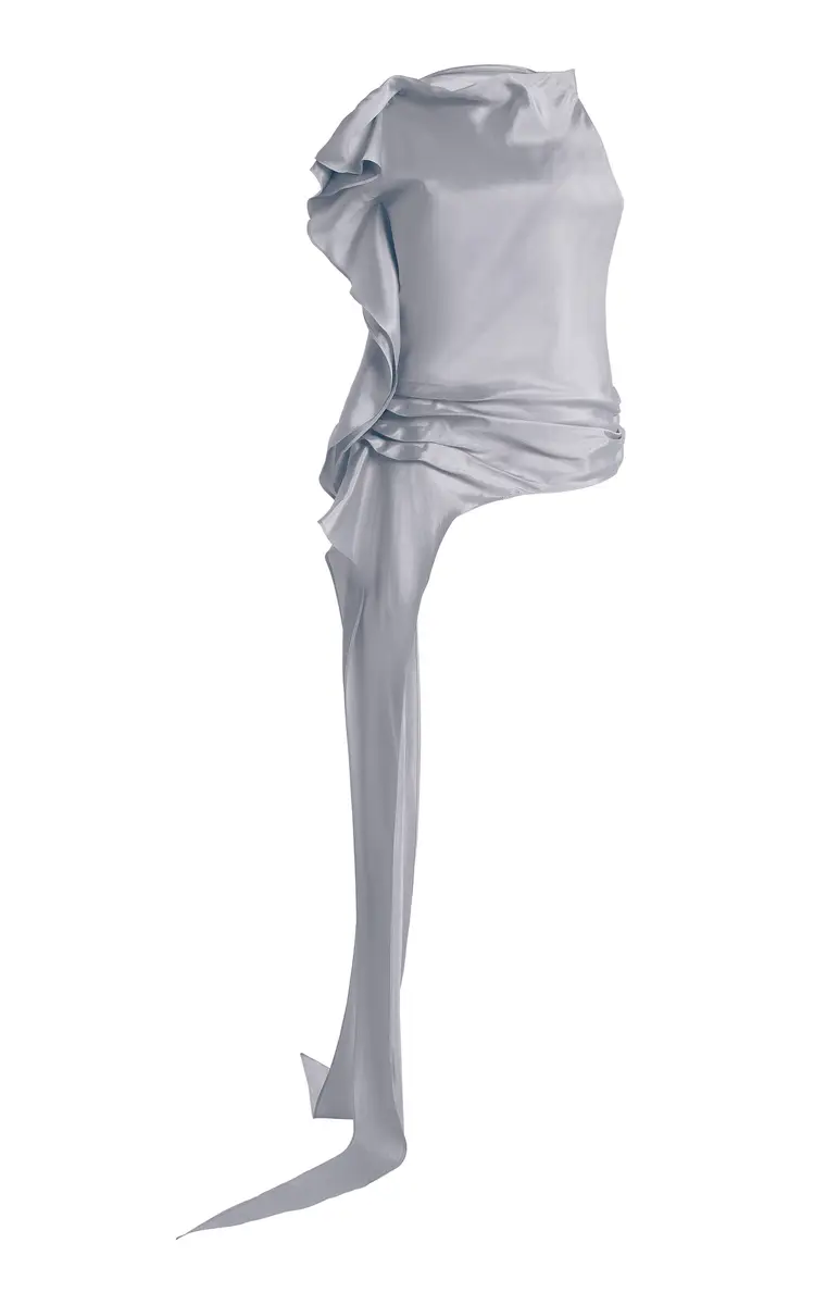 Kallmeyer Exclusive Elif Asymmetric Draped Satin Top | Thumbnail 8 Kallmeyer Exclusive Elif Asymmetric Draped Satin Top | Thumbnail 8