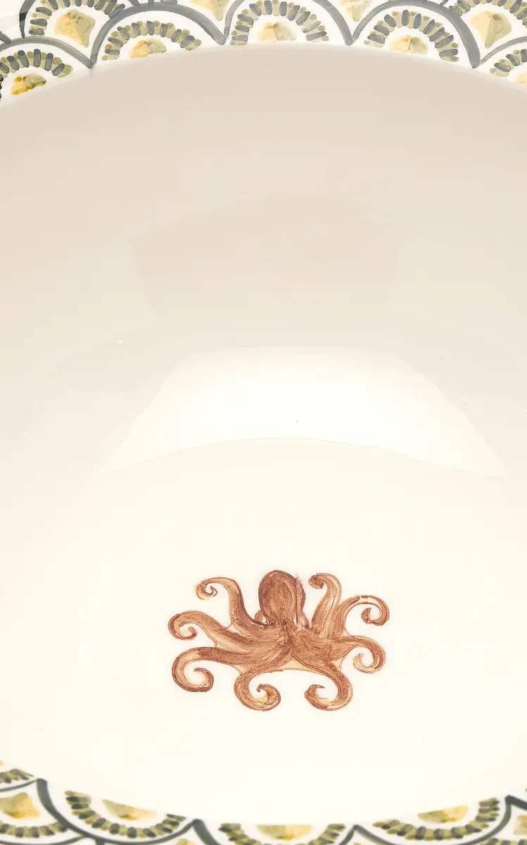 Moda Domus Aperitivo Serving Bowl with Octopus | Thumbnail 3 Moda Domus Aperitivo Serving Bowl with Octopus | Thumbnail 3