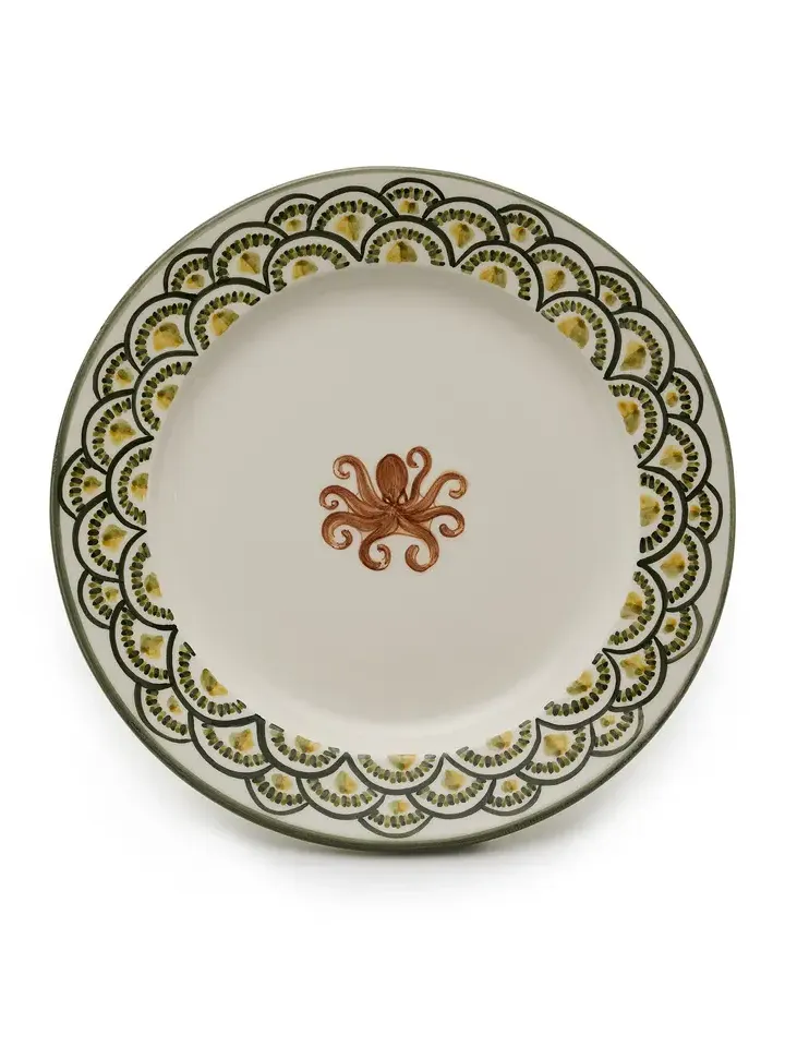 Moda Domus Aperitivo Set-of-Four Ceramic Dinner Plates