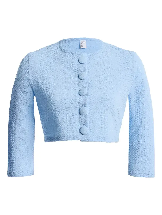 Seersucker Cardigan Seersucker Cardigan