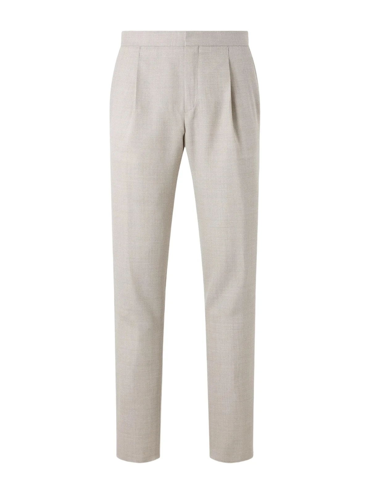 Tapered Wool Suit Trousers - Men