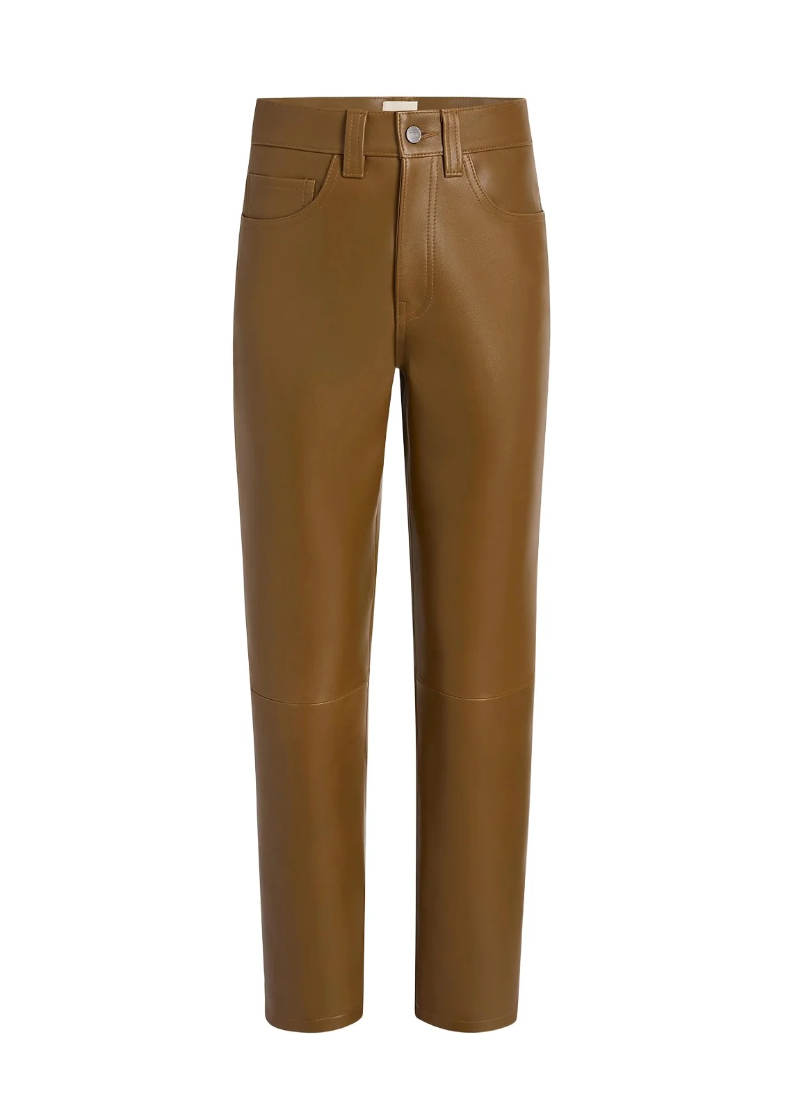 Khaite Callum Pant In Dark Olive Leather
