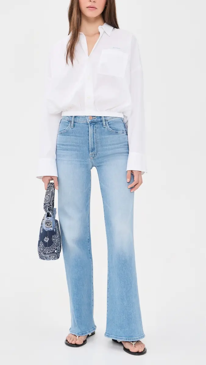 Mother The Hustler Roller Sneak Jeans | Thumbnail 5 Mother The Hustler Roller Sneak Jeans | Thumbnail 5