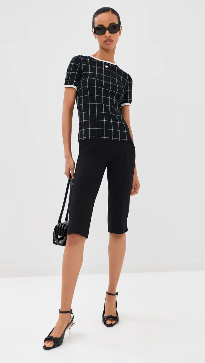 Courrèges Signature Contrast T-Shirt | Thumbnail 5