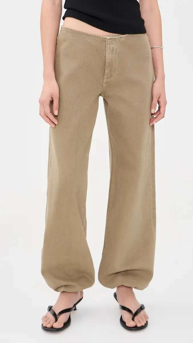 STILL HERE Low Rise Sport Jeans In Pear Pear | Thumbnail 2 STILL HERE Low Rise Sport Jeans In Pear Pear | Thumbnail 2