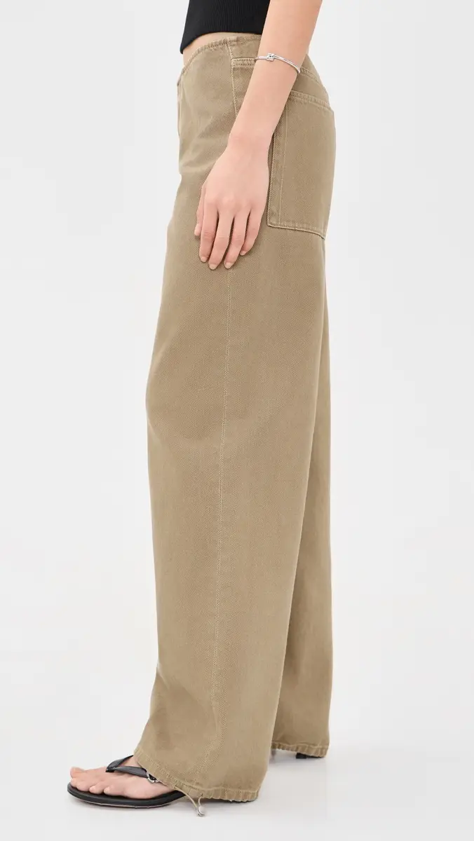 STILL HERE Low Rise Sport Jeans In Pear Pear | Thumbnail 4 STILL HERE Low Rise Sport Jeans In Pear Pear | Thumbnail 4
