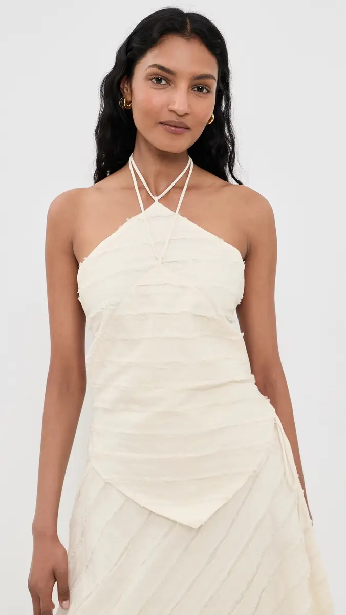 CHAN LUU Cotton Strip Halter Top | Thumbnail 2 CHAN LUU Cotton Strip Halter Top | Thumbnail 2
