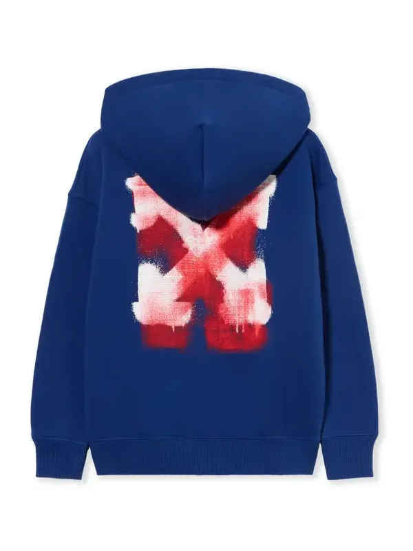 Arrow Spray Zip Logo Hoodie Arrow Spray Zip Logo Hoodie