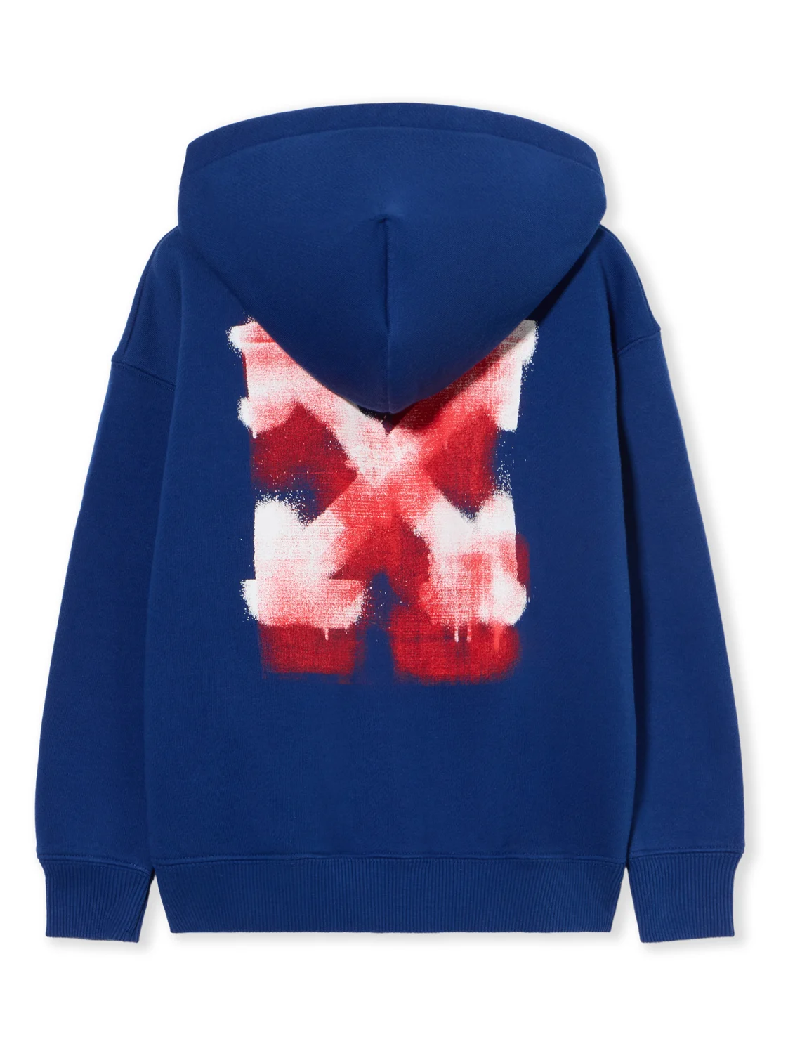 Off-White Arrow Spray Zip Logo Hoodie