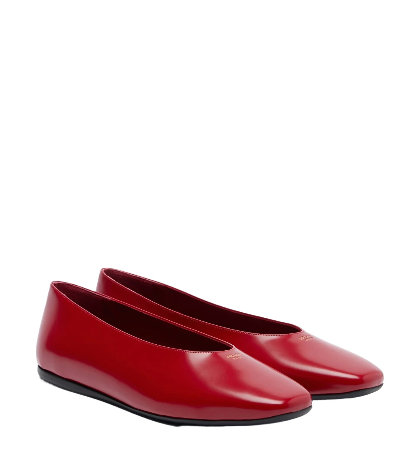 Prada Leather ballet flats