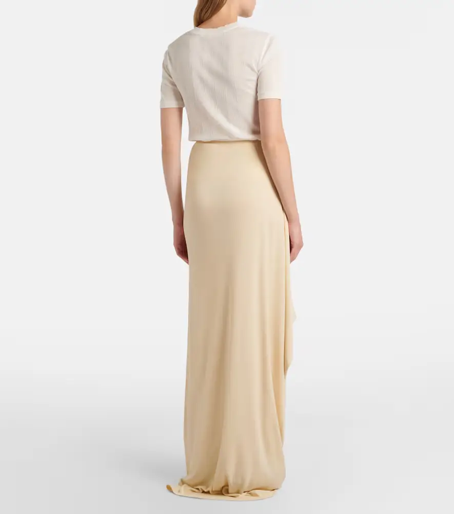 The Row Dione draped maxi skirt | Thumbnail 5 The Row Dione draped maxi skirt | Thumbnail 5