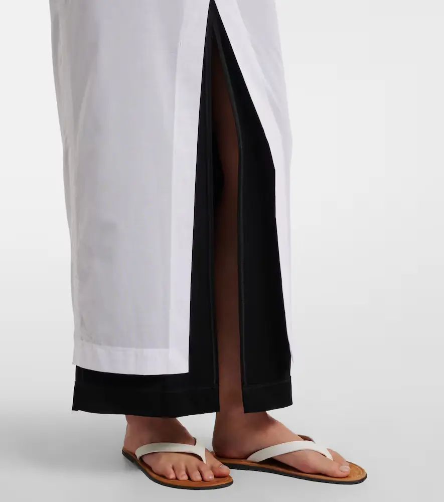 The Row Iphora layered cotton maxi skirt | Thumbnail 4 The Row Iphora layered cotton maxi skirt | Thumbnail 4