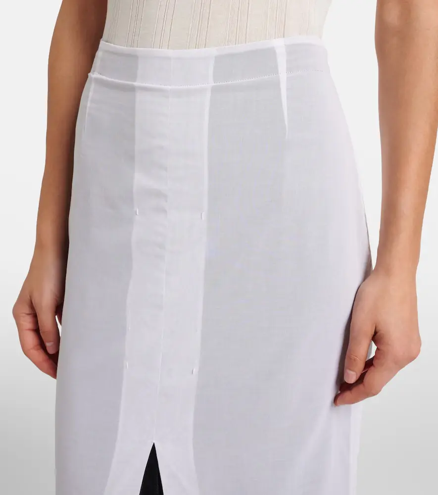 The Row Iphora layered cotton maxi skirt | Thumbnail 6 The Row Iphora layered cotton maxi skirt | Thumbnail 6
