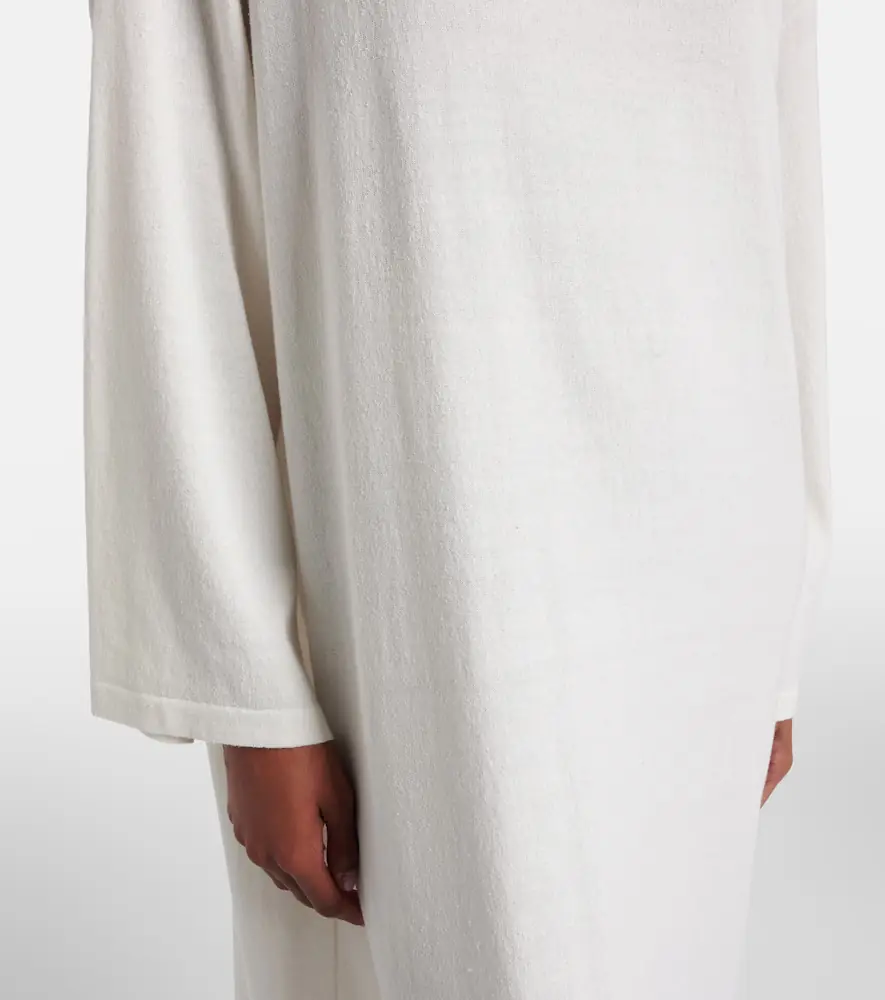 The Row Odet cotton and silk jersey maxi dress | Thumbnail 3